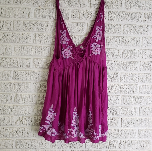 Free People Embroidered Aida Slip Dress - Picture 3 of 8